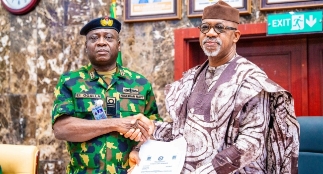 Governor Abiodun Gifts Navy 100 Hectares for Dockyard in Ogun, Says It Will Enhance Economic Development