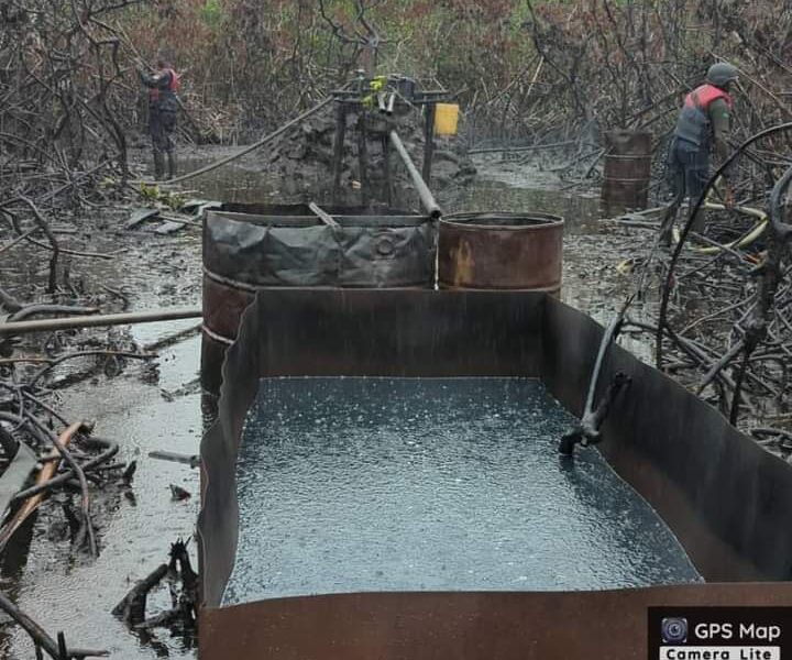 NAVAL STRIKE: Operation Delta Sanity Nets Illegal Refining Site, Storage Facility [Photos]