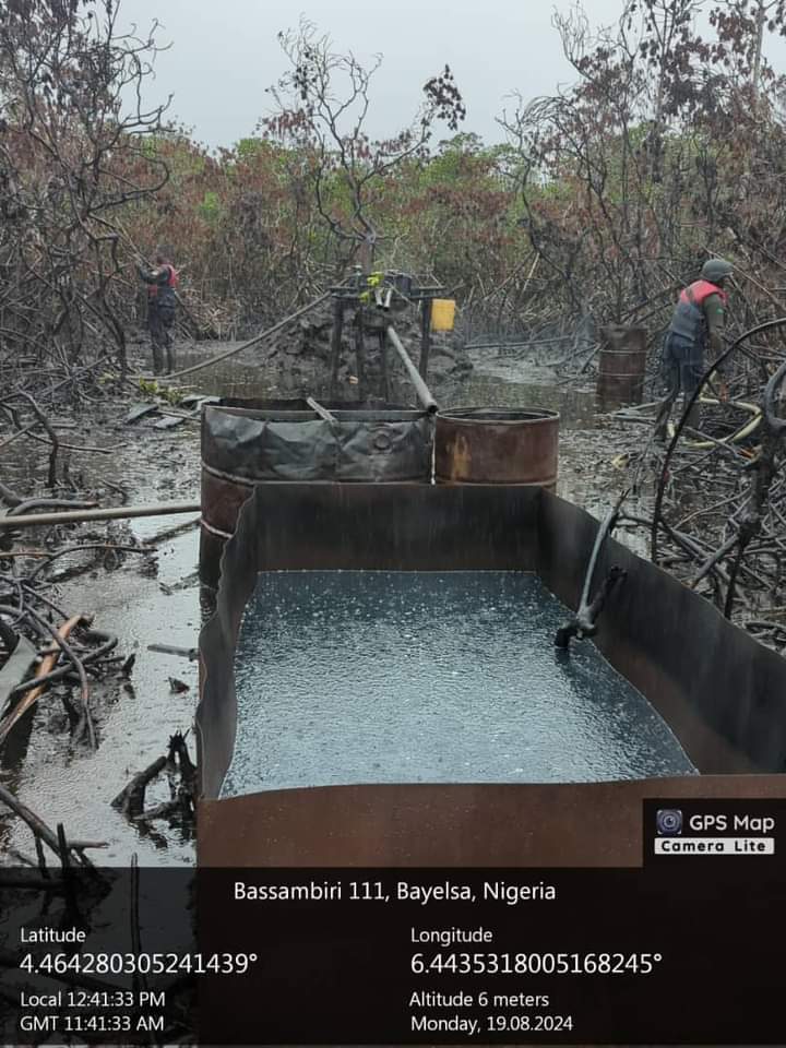 NAVAL STRIKE: Operation Delta Sanity Nets Illegal Refining Site, Storage Facility [Photos]