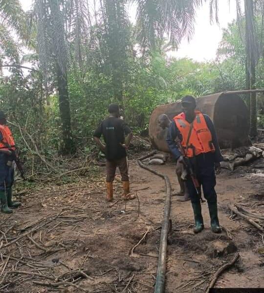 Naval Operation Exposes Secretive Illegal Refinery in Otumara Creek [Photos]