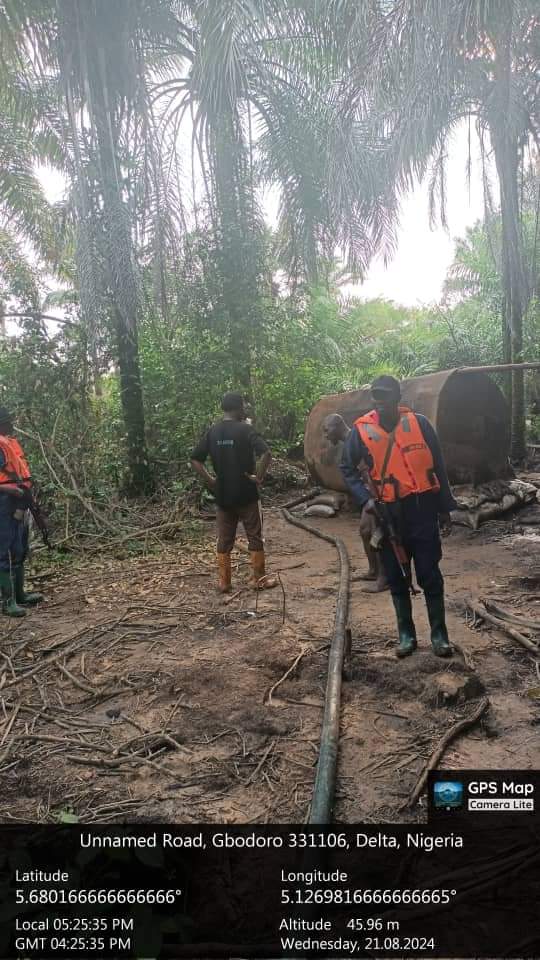 Naval Operation Exposes Secretive Illegal Refinery in Otumara Creek [Photos]