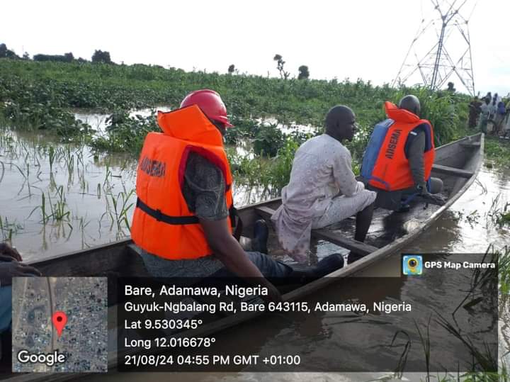 NEMA Evaluates Flood Impact in Numan LGA, Adamawa State [Photos]