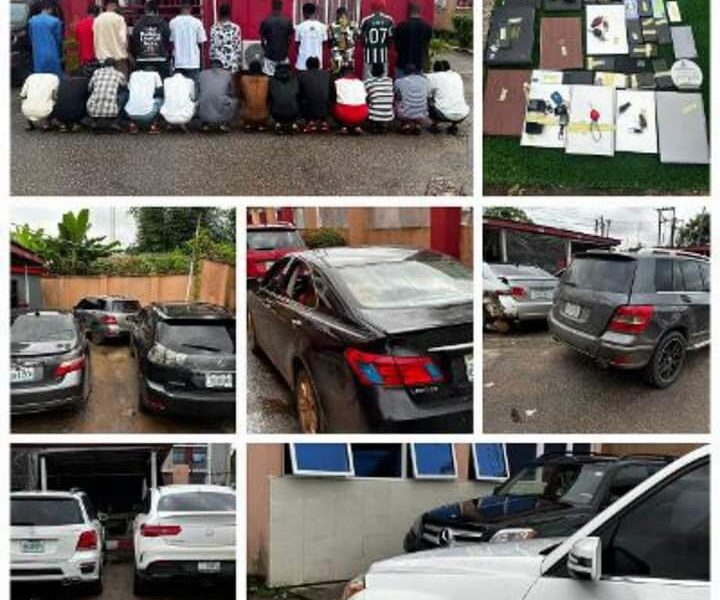 EFCC Swoops on Benin City, Arrests 24 Suspected Internet Scammers