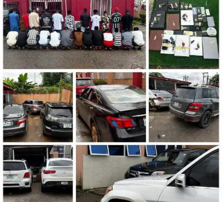 EFCC Swoops on Benin City, Arrests 24 Suspected Internet Scammers