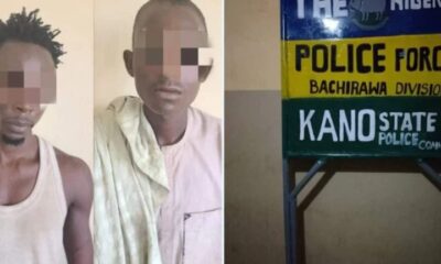 Two suspects arrested over stealing of police station signboard