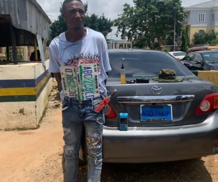 FCT Police Recover Stolen Toyota Corolla, Apprehend Suspect (Photos)