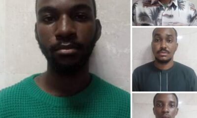 Cybercrime Doesn't Pay: Abuja Court Jails Four Internet Fraudsters [Photos]