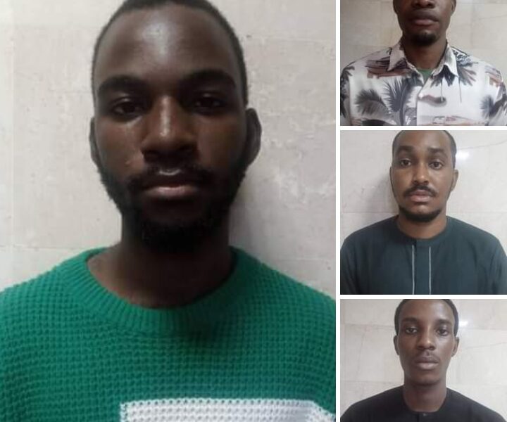 Cybercrime Doesn't Pay: Abuja Court Jails Four Internet Fraudsters [Photos]