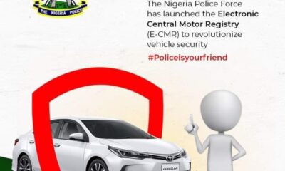 Nigeria Police Force Launches E-Central Motor Registry (E-CMR) to Combat Vehicle Crime