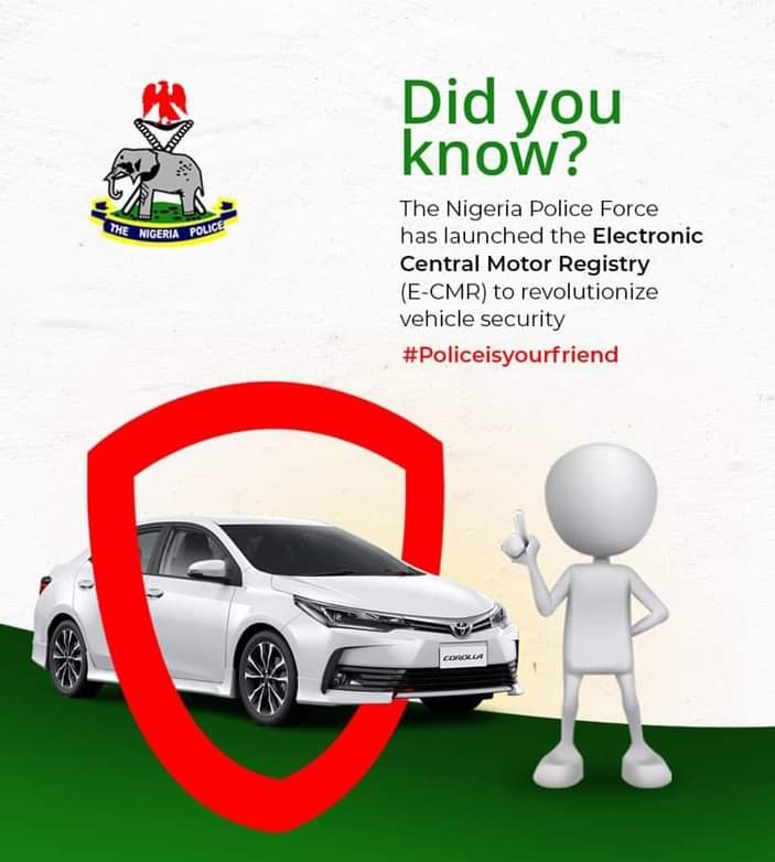 Nigeria Police Force Launches E-Central Motor Registry (E-CMR) to Combat Vehicle Crime