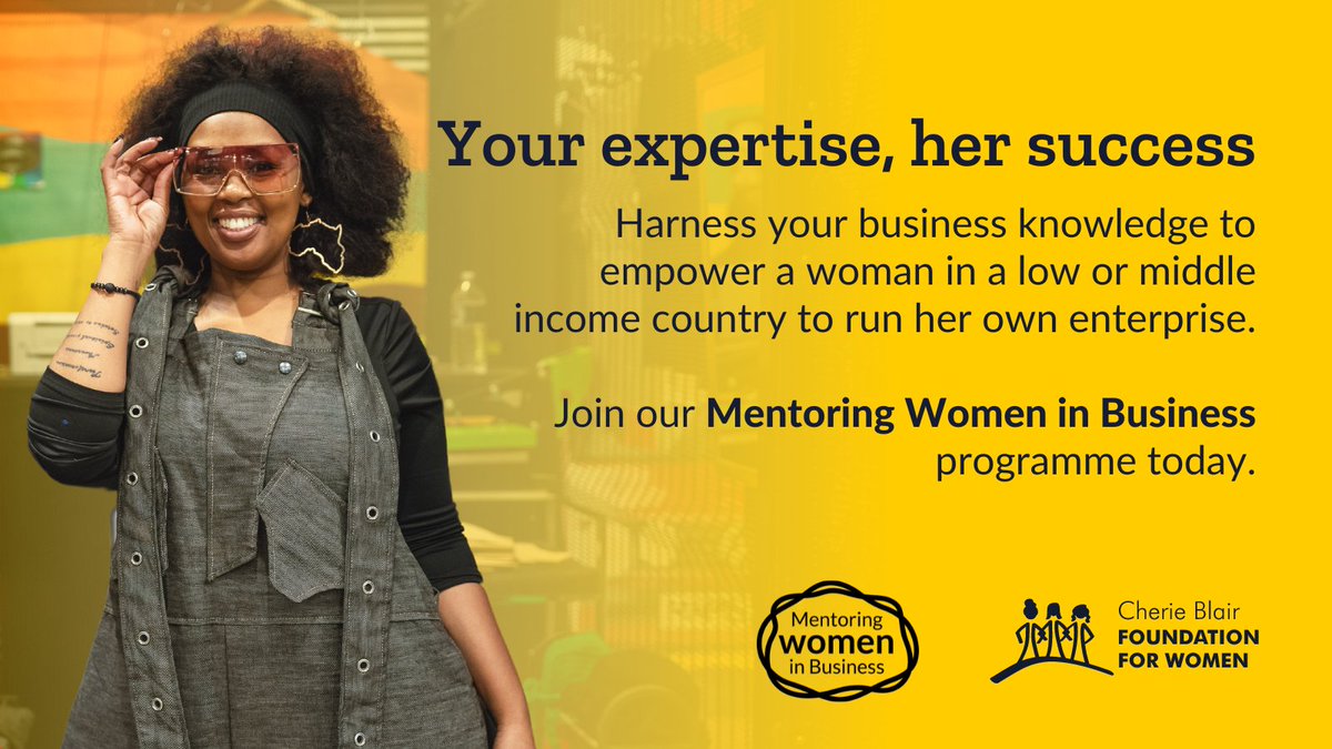 Cherie Blair Foundation: Mentoring the Next Generation of Female Business Leaders 2025 - Apply Now