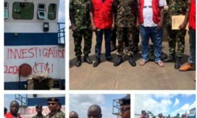 EFCC Launches Probe into Vessel Caught with Stolen Oil in Port Harcourt [Photos]