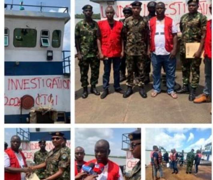 EFCC Launches Probe into Vessel Caught with Stolen Oil in Port Harcourt [Photos]