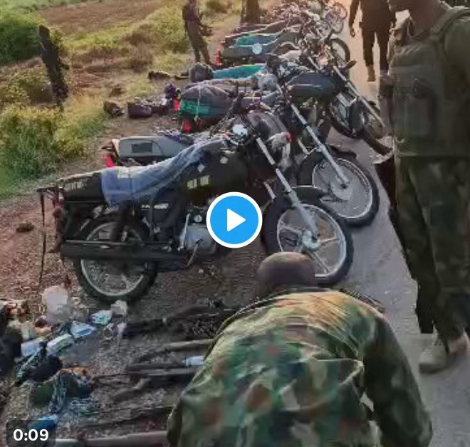 Military Seizes Machine Guns, Rifles, RPGs, and Motorcycles in Latest Operation [Video]