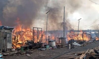 Fire Engulfs Plank Market in Lagos, Causes Extensive Damage