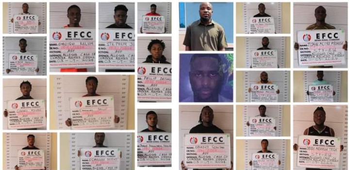 22 Yahoo Boys Jailed in Benin City for Internet Fraud