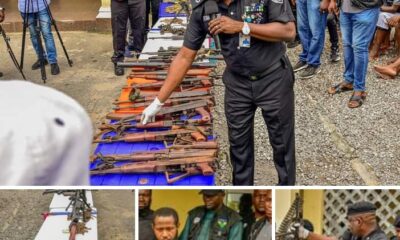 Nigeria Police Smash Gunrunning Syndicate, Arrest 2,740 Suspects in One Month [Photos]