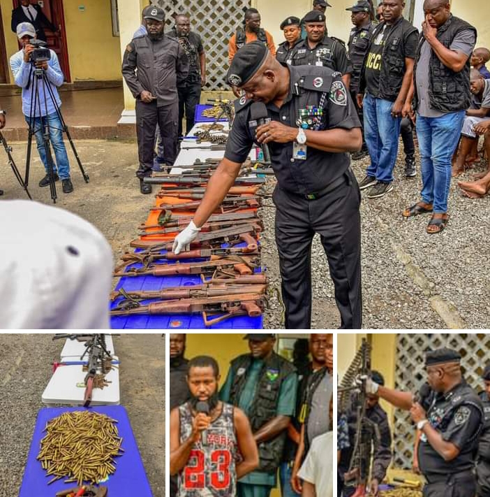 Nigeria Police Smash Gunrunning Syndicate, Arrest 2,740 Suspects in One Month [Photos]