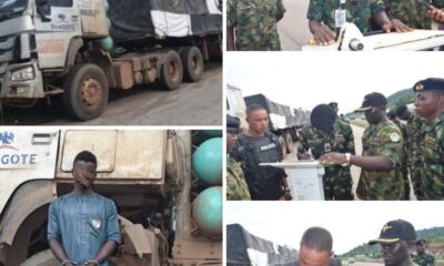 Navy Nabs Suspect Behind Dangote Cement Truck Theft [Photos]