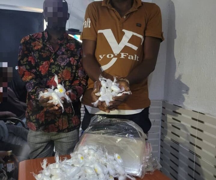 NDLEA Intercepts 120 Wraps of Cocaine, Arrests Two Suspected Drug Dealers in Lagos