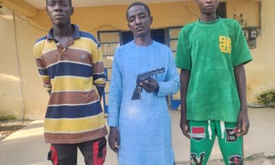 Police Arrest Three Suspects Over Armed Robbery in Bauchi [Photos]