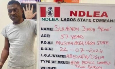 Lagos Drug Lord 'Temo' Sent to Prison Awaiting Trial