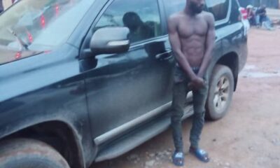 Car Wash Attendant Arrested for Stealing Customer's Prado SUV in Ebonyi