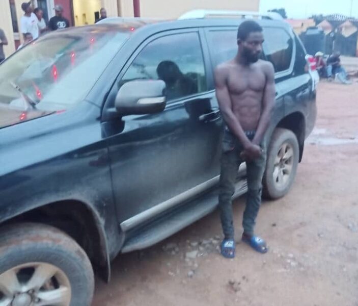 Car Wash Attendant Arrested for Stealing Customer's Prado SUV in Ebonyi