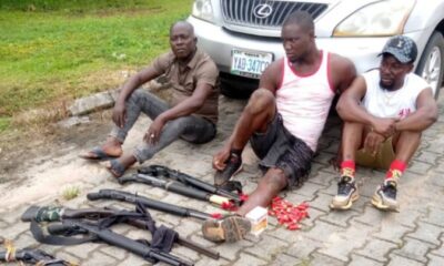 Army Nabs 3 Over Illegal Arms Possession in Delta