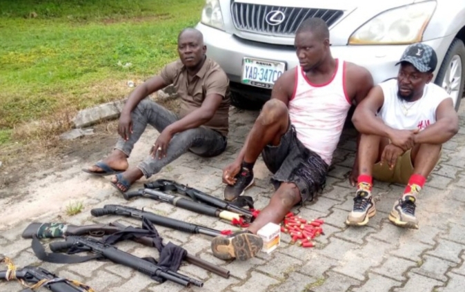 Army Nabs 3 Over Illegal Arms Possession in Delta