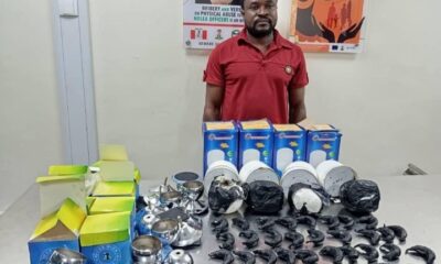 NDLEA Nabs Lagos Dealer Over Heroin, Loud Concealed in LED Lamps, Sofa Legs [Video]