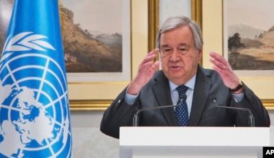 Israel Bans UN Chief Antonio Guterres from Entering Country