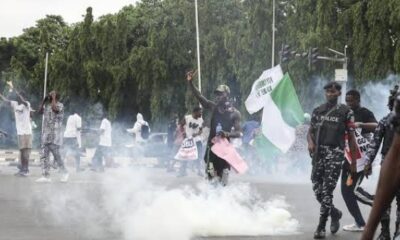 #FearlessInOctober Protest Turns Violent: Police Deploy Teargas, Live Bullets in Abuja