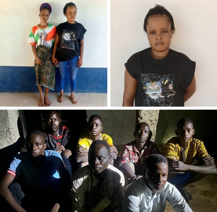 Troops Capture 8 Boko Haram Fighters, 2 High-Profile Female Informants in Taraba [Photos]