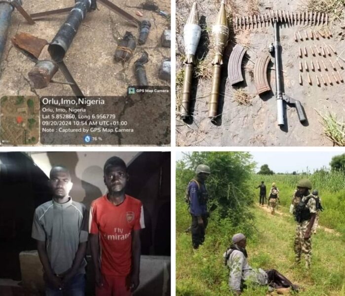 Nigerian Army Delivers Crushing Blow to Terrorism: High-Profile Fighters Neutralized, Arms and Rocket Bombs Seized [Photos]